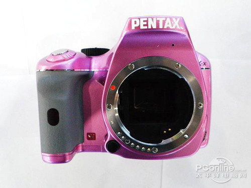 粉色亮妞最抢眼!入门单反 彩色宾得K-X促_数码