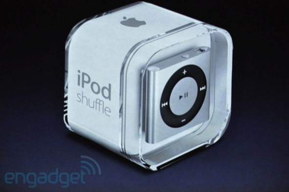 科技时代_苹果发布新款iPod shuffle 添加播放列表功能