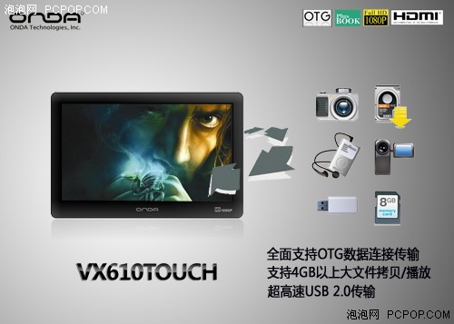 7吋新机皇！昂达VX610Touch上市699元