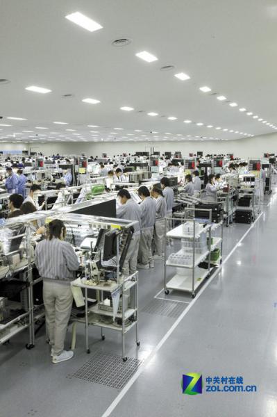不足一分钟产一台佳能大分工厂参观记
