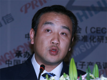 图文:松下电器(中国)视听数码营销公司林威部长