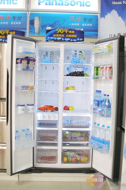 超强杀菌技术松下对开门冰箱大中热卖