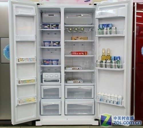 三排旋转制冰三星对开门冰箱不足六千