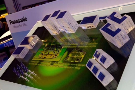 CES2012松下展台前所未有的高科技生活