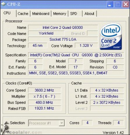 q6600完蛋 intel最新45nm q9300评测完成