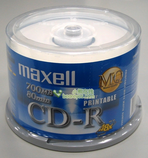 寿命超长Maxell可打印盘片CD-R
