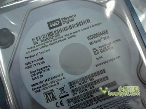 逼近600大关西数500GB串口跌至640元
