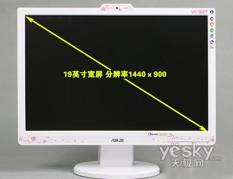 知性女性唯美体验华硕VK192T宽屏液晶新品