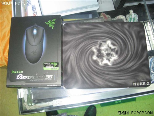 送游戏鼠标垫Razer响尾蛇3G鼠标促销