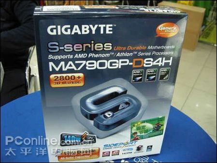 热管散热顶级内核技嘉MA790GP到货