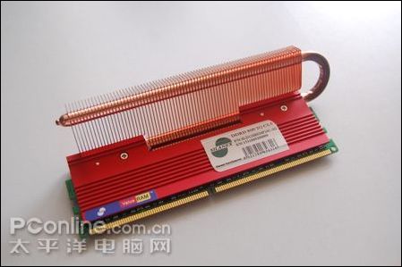 夸张!可旋转黄金散热片2G/800内存惊现