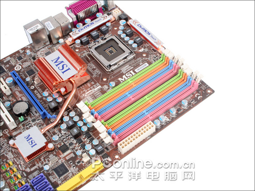 吓死华硕技嘉!微星8内存插槽P45评测
