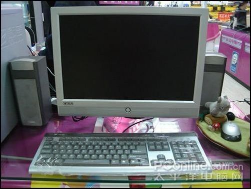 台机实用典范 新蓝四核独显液晶电脑3999元_