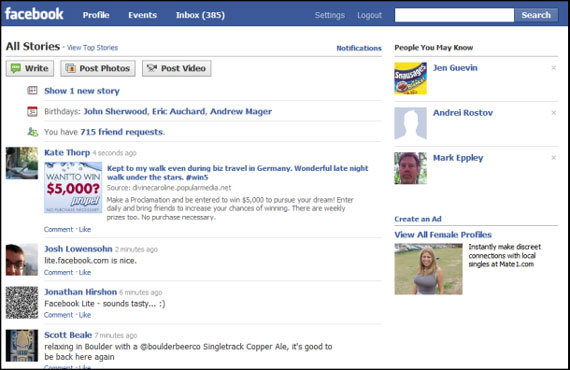 科技时代_Facebook推简化版网站Facebook Lite