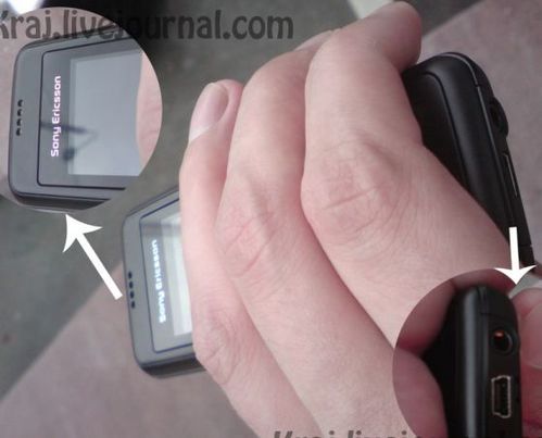 3.5mm耳机接口索尼爱立信低端J132惊现