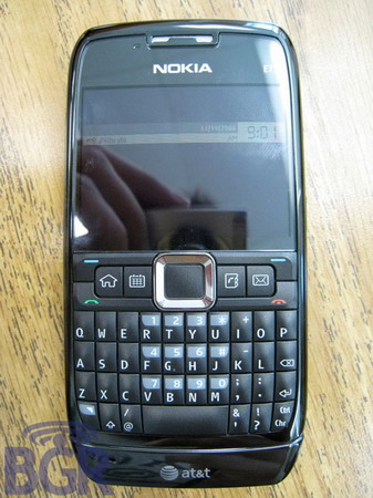 s60平台升级 诺基亚e71x全黑版真机曝光