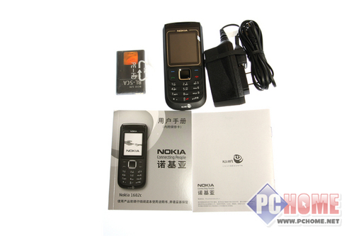 诺基亚1682c采用了一块可视面积为2