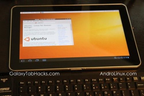 三星Galaxy Tab10.1运行Ubuntu Linux_平板电脑