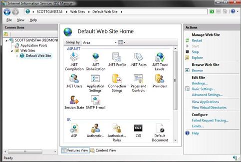 IIS7.0上用自签证书来启用SSL