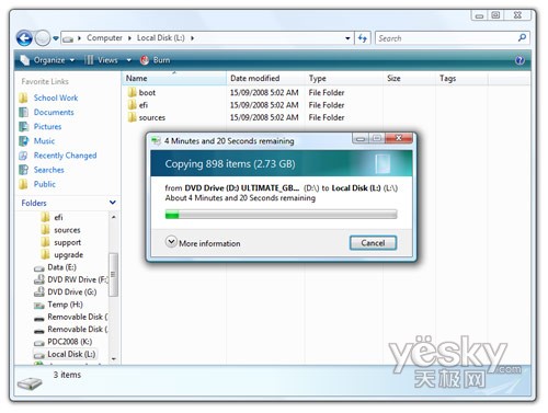 完美七步!自制Windows7移动硬盘安装版