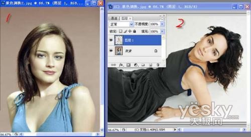 Photoshop̳̣Ůķɫй(2)