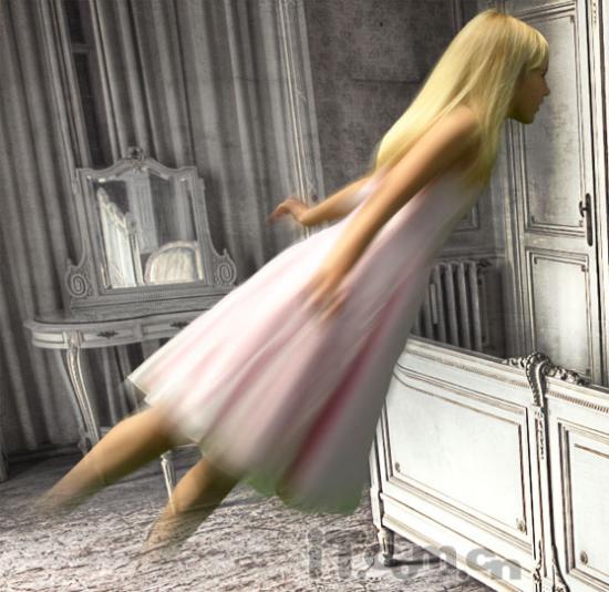 Photoshop合成幽灵房间(3)