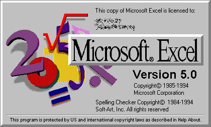 �����еİ���:΢��Excel��ʷ�汾ͼ��