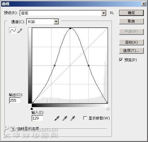 PhotoshopCS3制作火红的特效线框字(3)