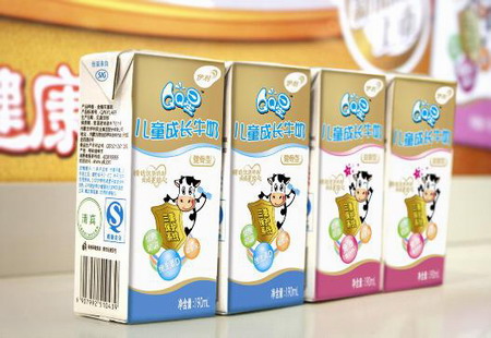 中国儿童牛奶首获世界级大奖