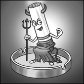 作文范文:假如我是一支香烟(图)