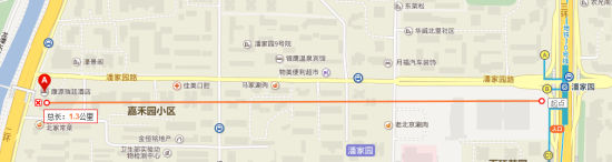 康源瑞廷酒店路线图