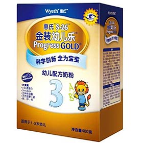 金装幼儿乐奶粉400克