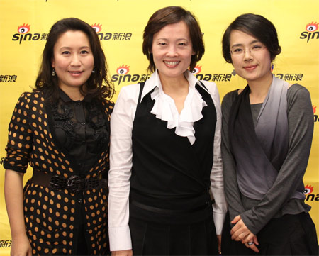 实录:<em>金韵蓉</em>徐巍做客新浪谈《<em>女人</em>30+》_文化
