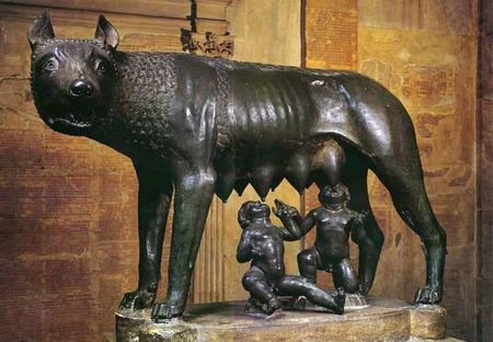罗马建城传说与一位狼妈妈有关