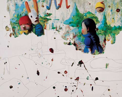 陈可精品画作展览:《爱丽丝》Alice_读书频道_新浪网