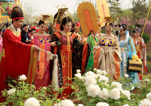 第28届洛阳牡丹花会赏花启动仪式隆重举行(组图)