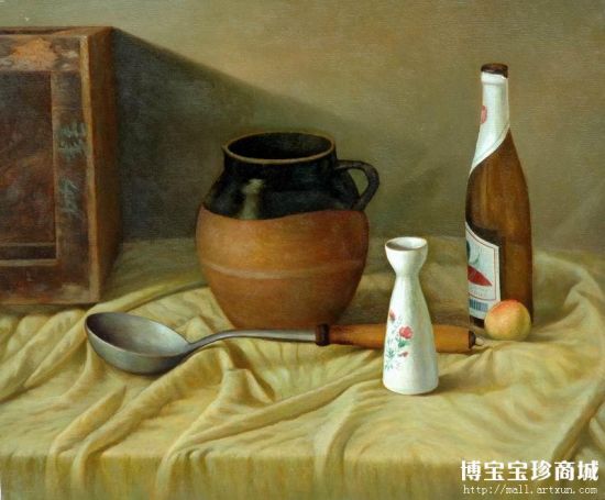 张春波《静物》 （图片来源：博宝宝珍商城）