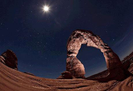 星空下的德里克特拱门 星空下的德里克特拱门