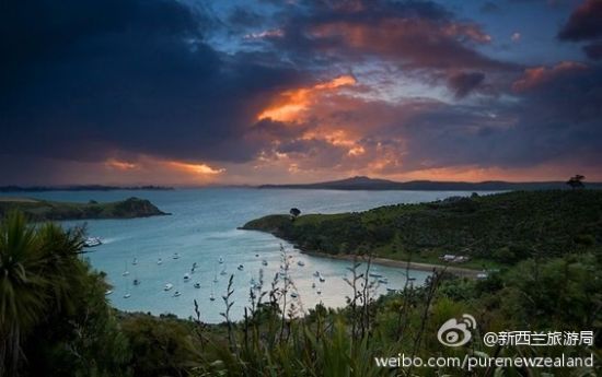 Waiheki岛黄昏的宁静 Waiheki岛黄昏的宁静