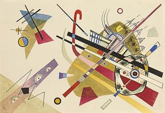Wassily Kandinsky(康丁斯基) 1922 (约人民币1500万元，2008佳士得拍卖)