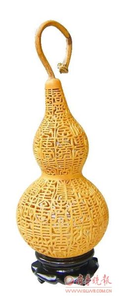 张冰 透雕葫芦《百寿》 张冰 透雕葫芦《百寿》