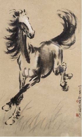 챯   ɫֽ 1943 78.8×47.5cm ɽۣ2300Ԫ