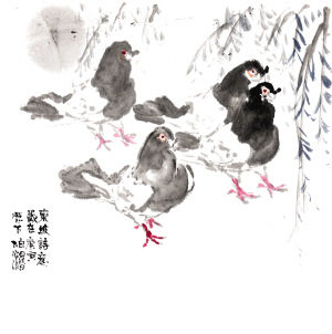 鸽子(中国画)