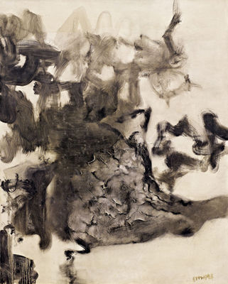 周春芽--《风景》--1994年--布面-油画-100×80-cm.-图片版权归原作者所有