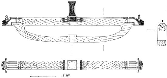 图7 战国镶嵌兽首形器安装图