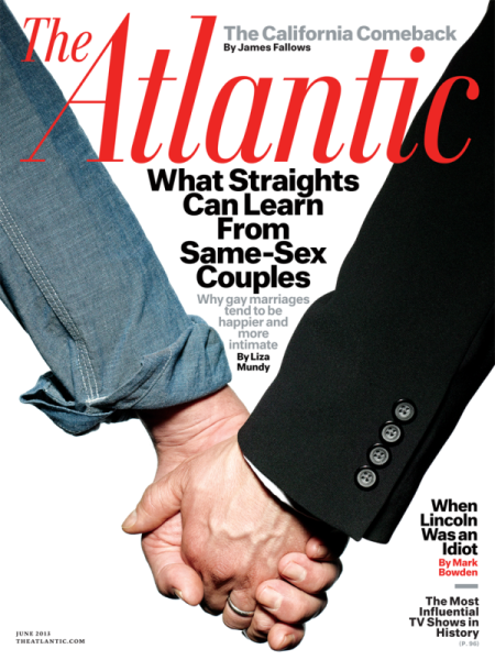图为最新期《大西洋》月刊封面