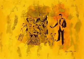 《无题》,西格玛·波尔克,2000年,纸上水彩,70×100CM 《无题》,西格玛·波尔克,2000年,纸上水彩,70×100CM