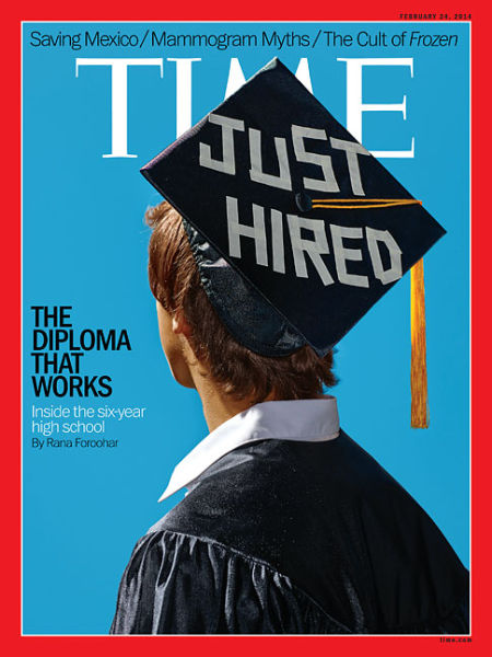 《时代周刊》:不读大学直升IBM的学校P-Tech