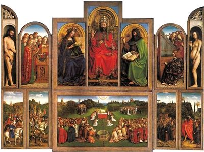 《根特祭坛画》(Ghent Altarpiece) 《根特祭坛画》(Ghent Altarpiece)