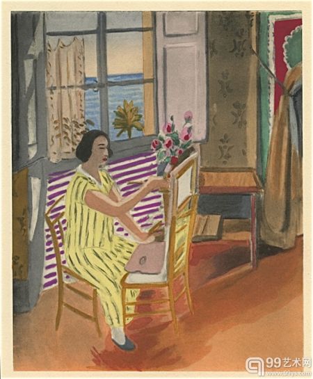 马蒂斯作品《上午时段》(La Seance du Matin) 马蒂斯作品《上午时段》(La Seance du Matin)